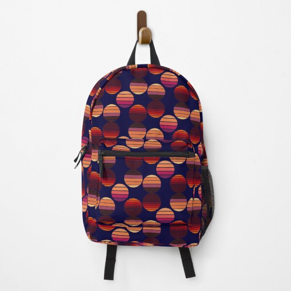 Item preview, Retro Sunset Circles Pattern | 80s Synthwave Aesthetic designed and sold by Jyoti Digital Artist.