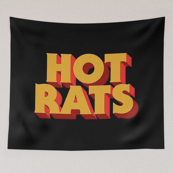 Item preview, Hot Rats Vintage Typography - Frank Zappa Classic Rock Album designed and sold by obstinator.