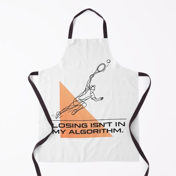 Item preview, Modern Trendy Sports Quote - Losing Isnt In My Algorithm designed and sold by RunningWhiskers.