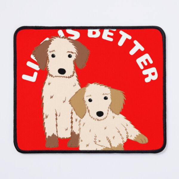 Item preview, Life Is Better With A Dog - Cute Rescue Puppies Peace Love Rescue designed and sold by GenZFashion000.