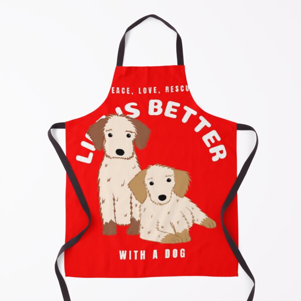 Item preview, Life Is Better With A Dog - Cute Rescue Puppies Peace Love Rescue designed and sold by GenZFashion000.