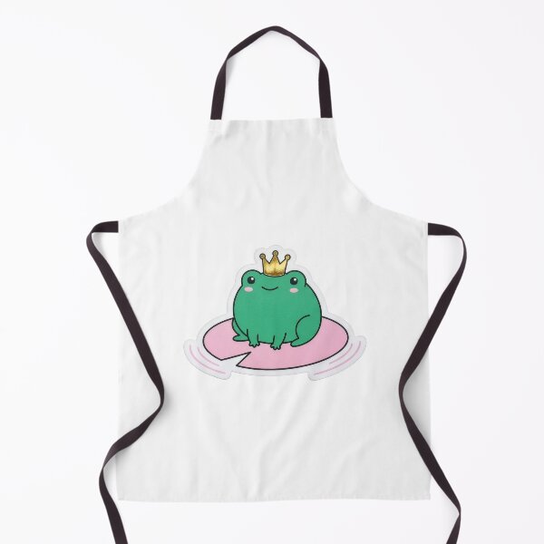 Item preview, Cute Frog Prince Crown Pink Lily Pad Minimalist designed and sold by Mr. Pawsome.