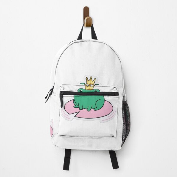 Item preview, Cute Frog Prince Crown Pink Lily Pad Minimalist designed and sold by Mr. Pawsome.