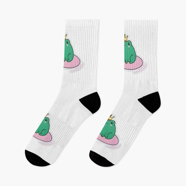 Item preview, Cute Frog Prince Crown Pink Lily Pad Minimalist designed and sold by Mr. Pawsome.