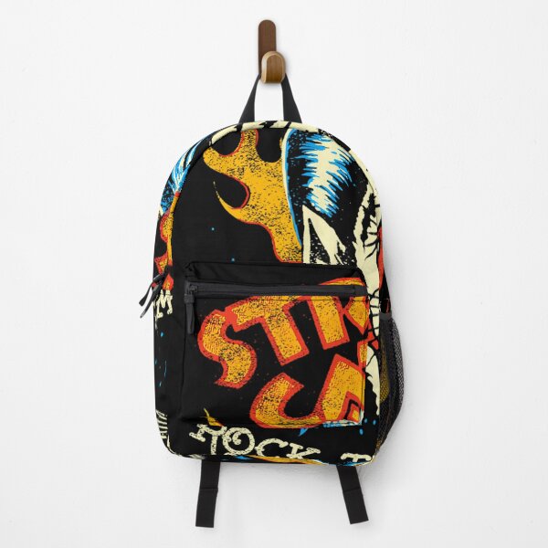 Item preview, retro feline rocker in vintage style black designed and sold by RABIETECH.