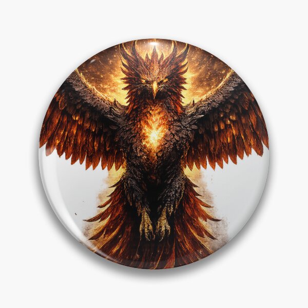 Item preview, Rise From The Ashes | Phoenix Motivational T-Shirt designed and sold by Bathu Designs.
