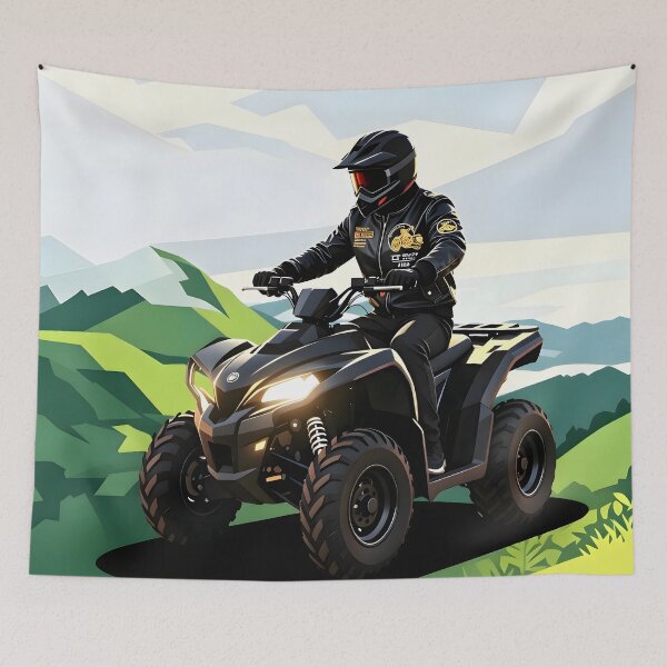 Item preview, ATV Adventure Club | Retro Off-Road Vintage T-Shirt Design designed and sold by Spirit of Siam.