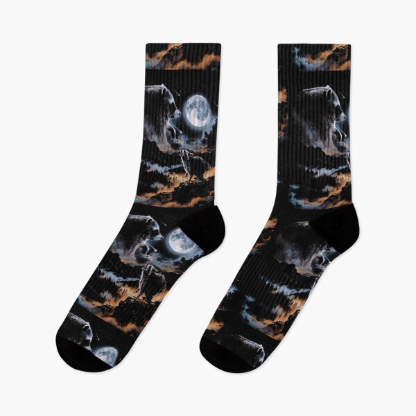 Item preview, Jimothy Raccoon Howling At The Moon Wilderness Night Sky designed and sold by d247.