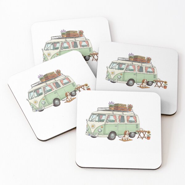 Item preview, Cozy Cute Boho Campervan Adventure with Dog  designed and sold by Cerys-GS.