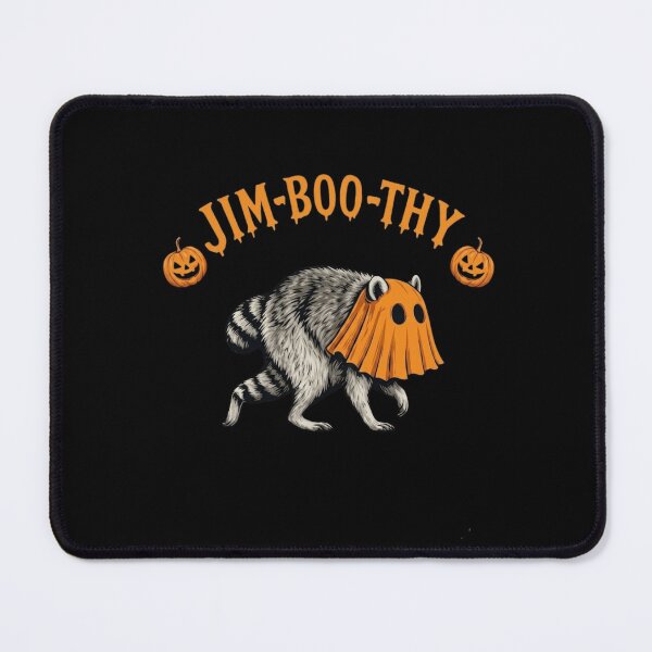 Item preview, Jim-BOO-thy Funny Halloween Ghost Raccoon Spooky Pumpkin designed and sold by haitrieuic96.