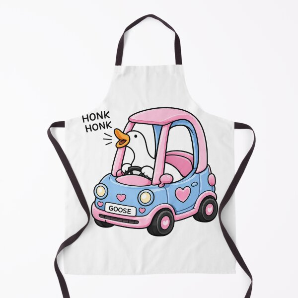 Item preview, Cute Silly Goose Driving Pink Car designed and sold by inkflair2.