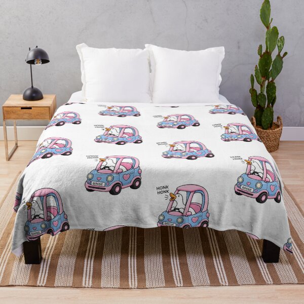 Item preview, Cute Silly Goose Driving Pink Car designed and sold by inkflair2.