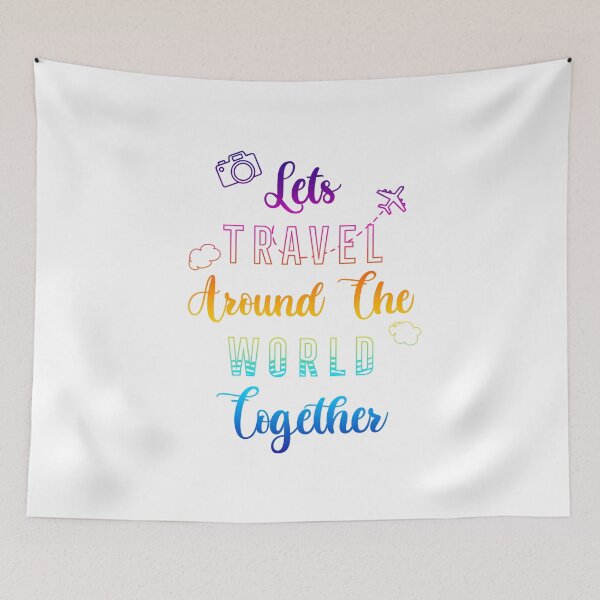 Item preview, Lets Travel Around the World Together designed and sold by HAC Studio.
