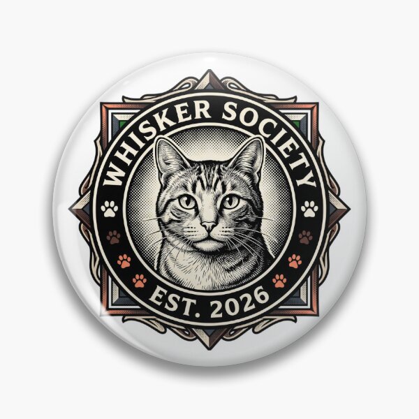 Item preview, Whisker Society Cat Lover Club Graphic - Cute Cat Illustration Vector designed and sold by devilfronty.