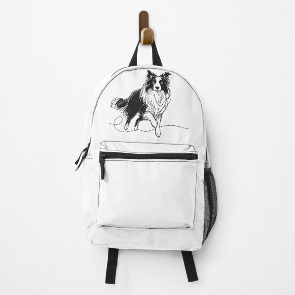 Item preview, Border Collie Running Line Art designed and sold by pixiedustpaint.