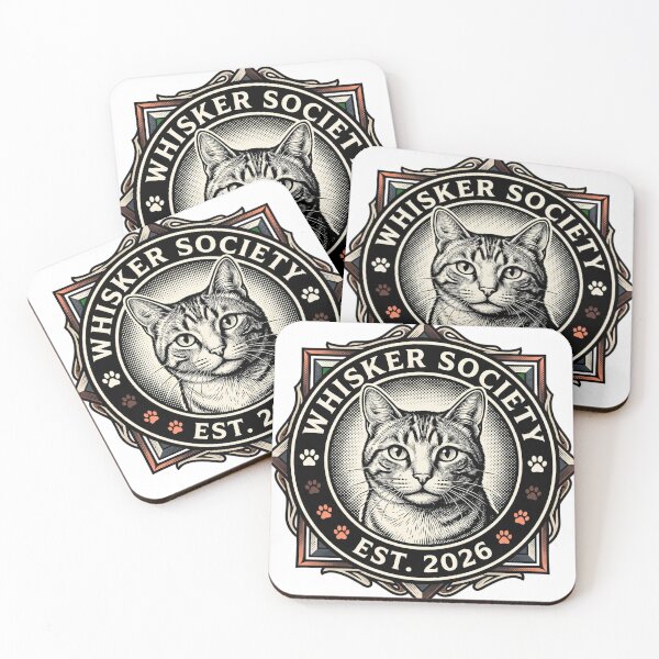 Item preview, Whisker Society Cat Lover Club Graphic - Cute Cat Illustration Vector designed and sold by devilfronty.
