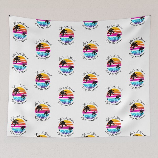 Item preview, Life's A Beach Enjoy the Waves designed and sold by HAC Studio.