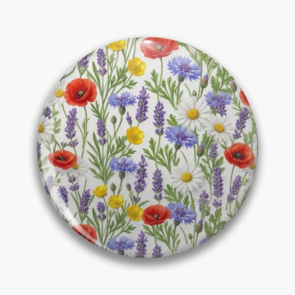 Item preview, Wildflower Botanical Seamless Pattern - Cottagecore Meadow Flowers Nature Design designed and sold by FashioonTrends.