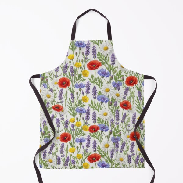 Item preview, Wildflower Botanical Seamless Pattern - Cottagecore Meadow Flowers Nature Design designed and sold by FashioonTrends.