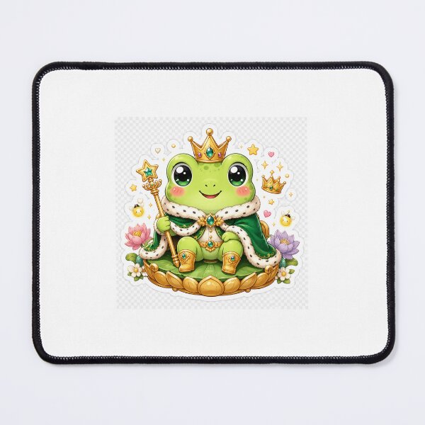 Item preview, Cute Frog Prince Sticker designed and sold by StickerVerse4798.