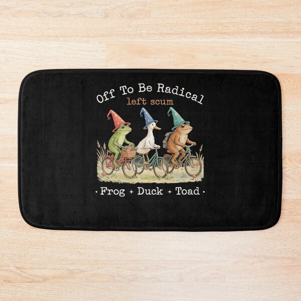 Item preview, Off To Be Radical Left Scum Funny Frog Toad designed and sold by nosu-art-pod.