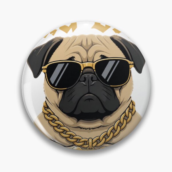 Item preview, Pug Life Gangster Pug Wearing Sunglasses  designed and sold by Cerys-GS.