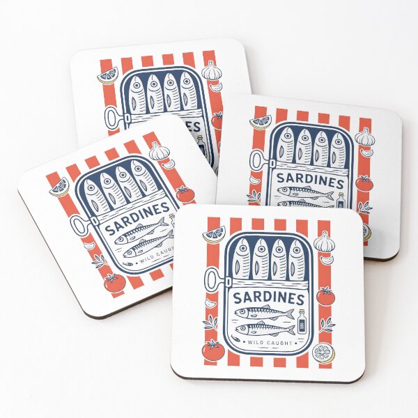 Item preview, Les Sardines Tinned Fish Lover designed and sold by nosu-art-pod.