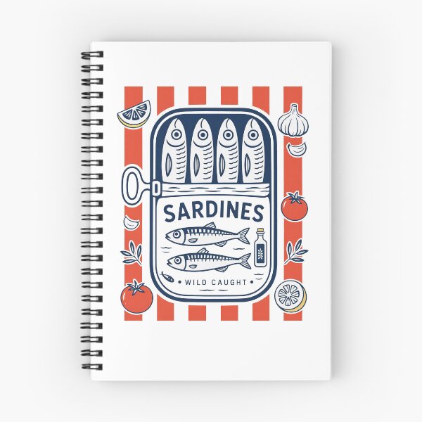 Item preview, Les Sardines Tinned Fish Lover designed and sold by nosu-art-pod.