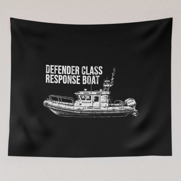 Item preview, Defender Class Response Boat Distressed Artwork | Coast Guard Maritime Patrol Design designed and sold by Coasties.