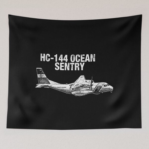Item preview, HC-144 Ocean Sentry Distressed Artwork | Coast Guard Aviation Design designed and sold by Coasties.
