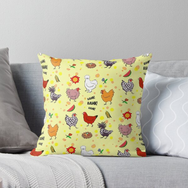 Item preview, Cute seamless chickens pattern cartoon designed and sold by lifewithbirds.