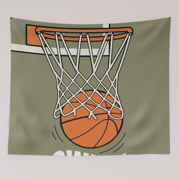 Item preview, Basketball Swish Hoop Illustration | Minimalist Basketball Art | Sports Lover Graphic designed and sold by GrowDivStudio.