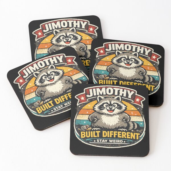 Item preview, Jimothy Raccoon Built Different, Viral Seattle Raccoon Meme, Stay Weird designed and sold by aventi24.