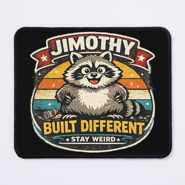 Item preview, Jimothy Raccoon Built Different, Viral Seattle Raccoon Meme, Stay Weird designed and sold by aventi24.