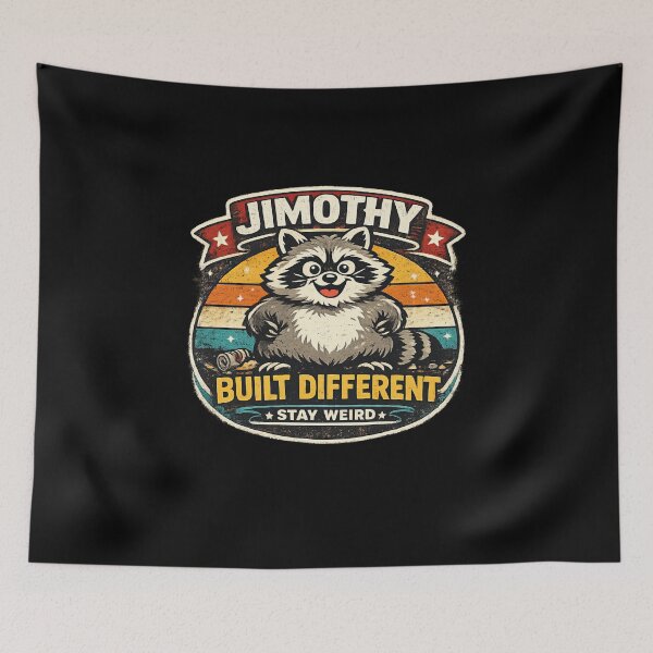 Item preview, Jimothy Raccoon Built Different, Viral Seattle Raccoon Meme, Stay Weird designed and sold by aventi24.