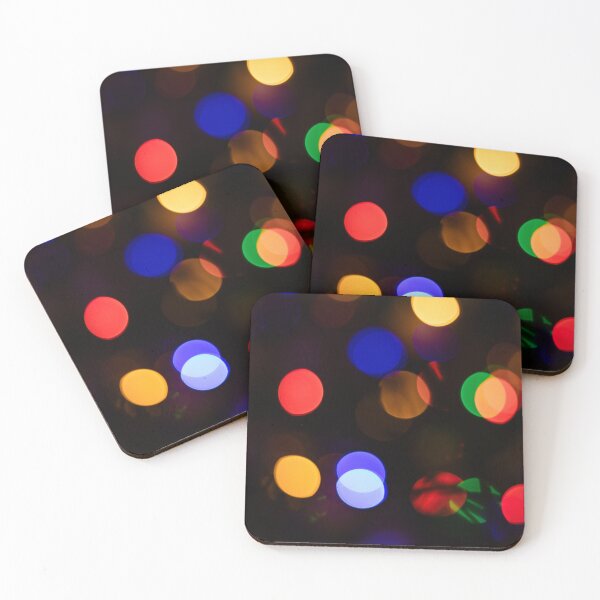 Item preview, Colorful Festive Bokeh Lights with Red Blue Yellow and Green Glow designed and sold by NorthWild.