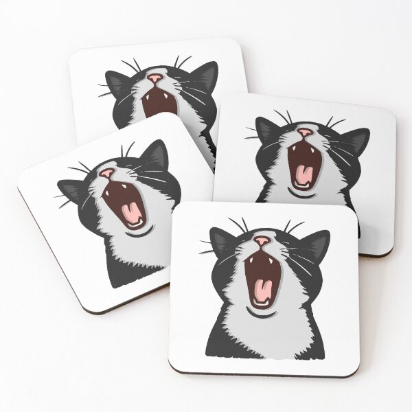Item preview, Yawning Cat designed and sold by Lone Frog.