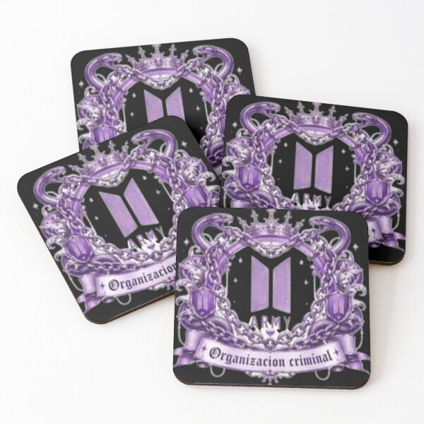 Item preview, Purple Royal ARMY Inspired Crest | Gothic Crown & Serpent Aesthetic | Fantasy Purple Fan Art designed and sold by Feminine Energy Studio .