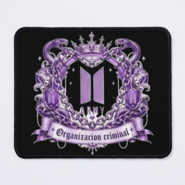 Item preview, Purple Royal ARMY Inspired Crest | Gothic Crown & Serpent Aesthetic | Fantasy Purple Fan Art designed and sold by Feminine Energy Studio .