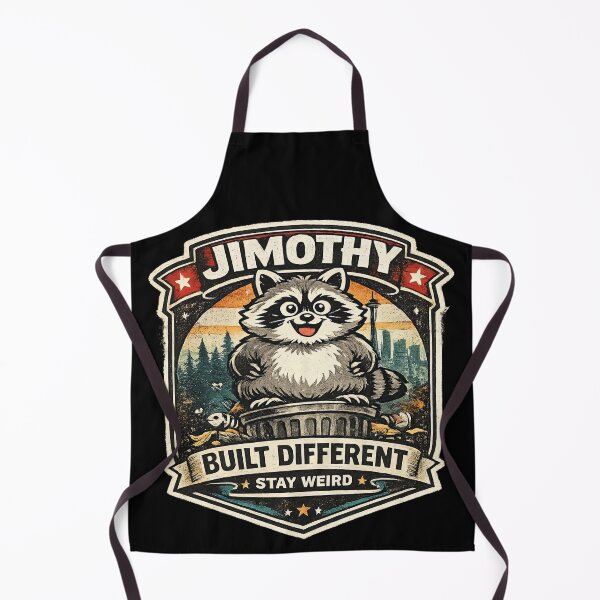 Item preview, Jimothy Raccoon, Build Different, Stay Weird designed and sold by aventi24.