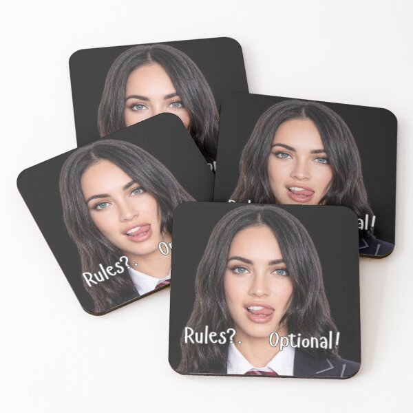 Item preview, Megan Fox Bold Rules Optional Humor designed and sold by Vicky021.