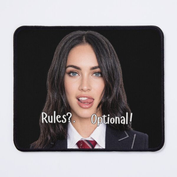 Item preview, Megan Fox Bold Rules Optional Humor designed and sold by Vicky021.