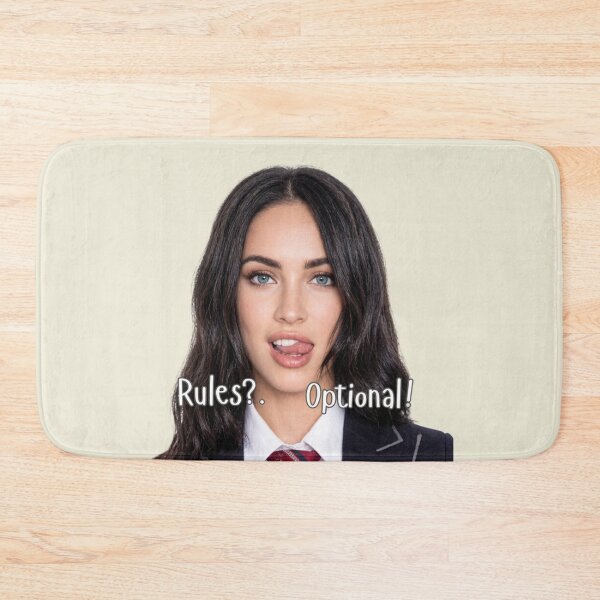 Item preview, Megan Fox Bold Rules Optional Humor designed and sold by Vicky021.