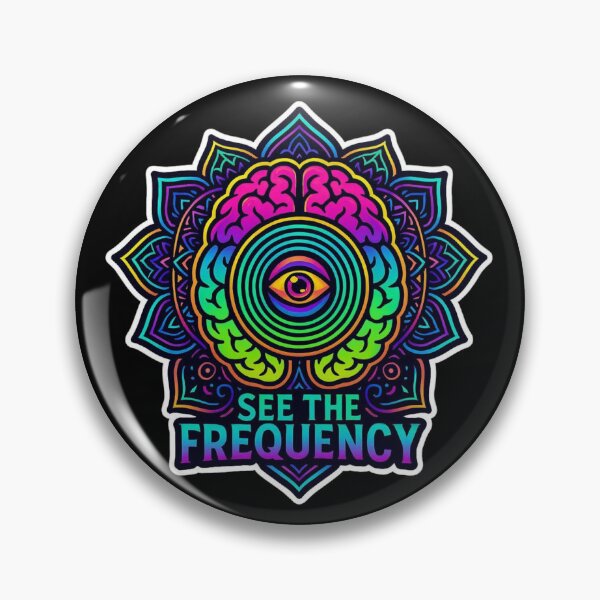 Item preview, See the Frequency | Psychedelic Bass Visionary Art Design designed and sold by |TRSSHOP|.
