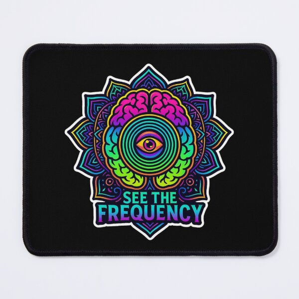 Item preview, See the Frequency | Psychedelic Bass Visionary Art Design designed and sold by |TRSSHOP|.