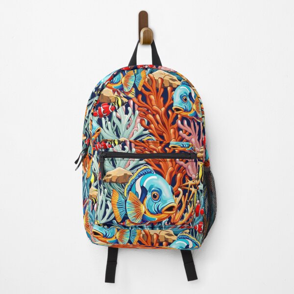 Item preview, Tropical Fish Colorful Coral Reef Scenery designed and sold by BluedarkArt.