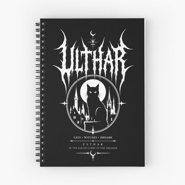 Item preview, Ulthar Black Metal T-Shirt | Lovecraft Cat City Gothic Horror Design designed and sold by Extravanganzza.