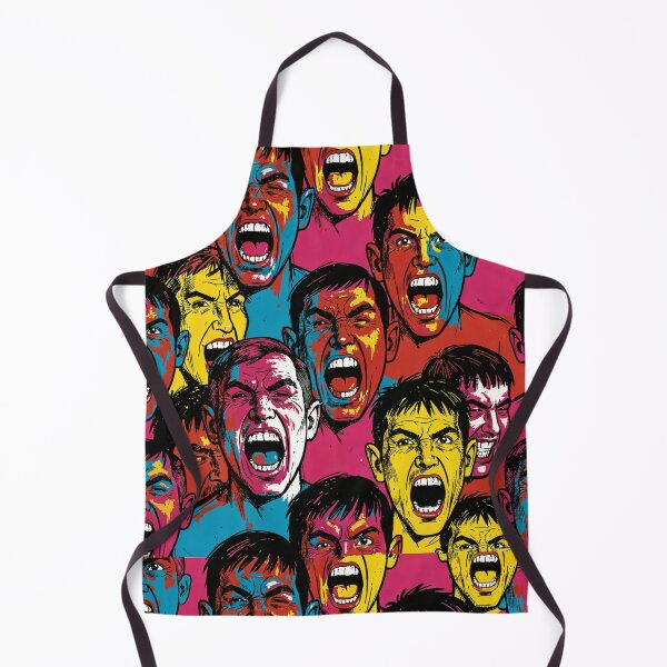 Item preview, Retro Screaming Faces Pop Art designed and sold by weirdfishes123.