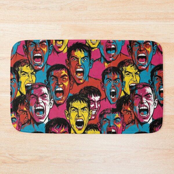 Item preview, Retro Screaming Faces Pop Art designed and sold by weirdfishes123.