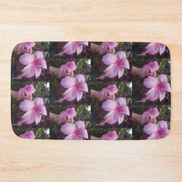 Item preview, Delicate Pink Hibiscus Bloom  Tropical Floral Nature Photography designed and sold by pbchan.